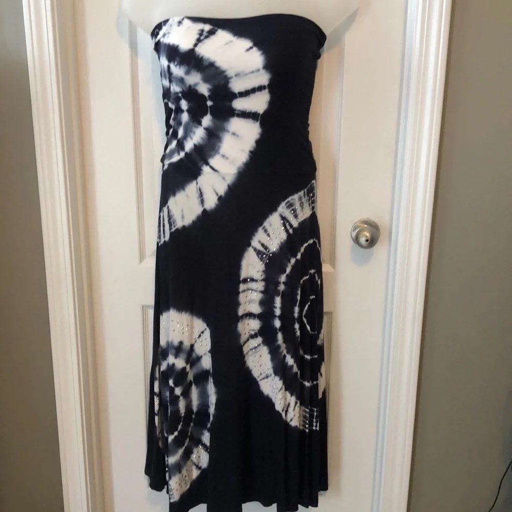 INC Ocean's Tale Tie-dyed Convertible Skir… - Picture 4 of 16